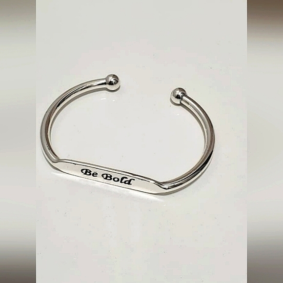 "Be Bold" Customized Name Nameplate Bracelet Personalized Stainless Steel. 🌴 - Picture 1 of 9